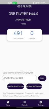 Télécharger GSE Smart IPTV - Player Lecteurs et éditeurs de vidéos pour Android Capture d'écran 2