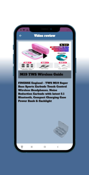 Télécharger M19 TWS Wireless Guide Livres et guides pour Android Capture d'écran 5