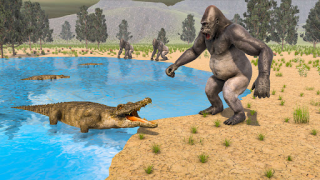 Télécharger Angry Wild Gorilla Animal Game Aventures pour Android Capture d'écran 2