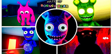 Télécharger Maze Of Bouncy Bear scary game Aventures pour Android Capture d'écran 4
