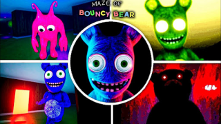 Télécharger Maze Of Bouncy Bear scary game Aventures pour Android Capture d'écran 7