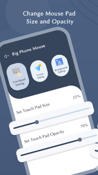 Télécharger Big Phone Mouse - Big Cursor Outils pour Android Capture d'écran 3
