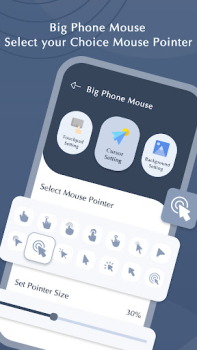 Télécharger Big Phone Mouse - Big Cursor Outils pour Android Capture d'écran 4