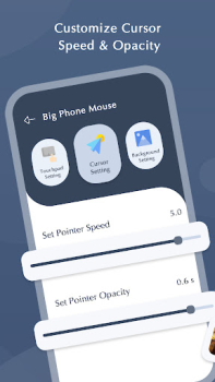 Télécharger Big Phone Mouse - Big Cursor Outils pour Android Capture d'écran 5