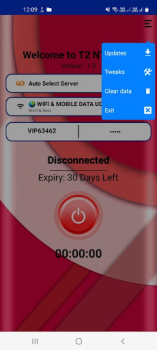 Télécharger T2 NTE VPN Outils pour Android Capture d'écran 2