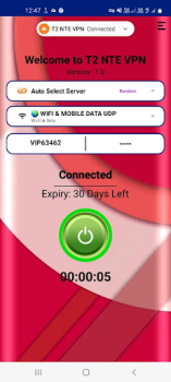 Télécharger T2 NTE VPN Outils pour Android Capture d'écran 3