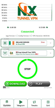 Télécharger Nx Tunnel Vpn Outils pour Android Capture d'écran 2