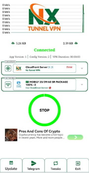 Télécharger Nx Tunnel Vpn Outils pour Android Capture d'écran 4