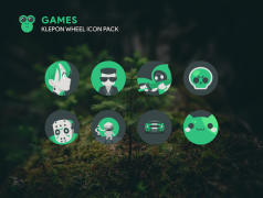 Télécharger Klepon Wheel: Dark Icon Pack Personnalisation pour Android Capture d'écran 2