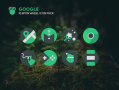 Télécharger Klepon Wheel: Dark Icon Pack Personnalisation pour Android Capture d'écran 3