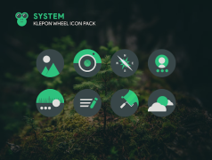 Télécharger Klepon Wheel: Dark Icon Pack Personnalisation pour Android Capture d'écran 4