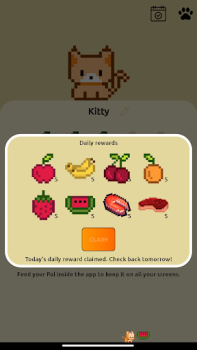 Télécharger Pixel Pals - Nav bar pets Simulateurs pour Android Capture d'écran 3