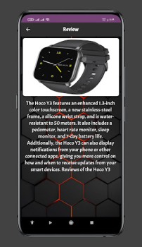 Télécharger Hoco Y3 Smart Watch App Guide Outils pour Android Capture d'écran 6