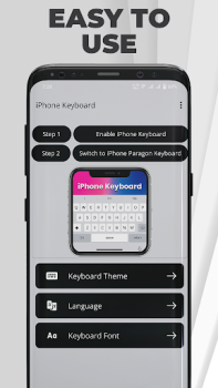 Télécharger iPhone Keyboard Pro - iOS Personnalisation pour Android Capture d'écran 2