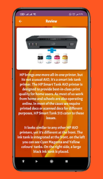 Télécharger HP smart tank 515 printerGuide Outils pour Android Capture d'écran 6