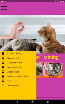 Télécharger Katzen Clicker Training Light Logement et maison pour Android Capture d'écran 2