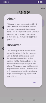 Télécharger zMOD² - Theme & Font Installer Outils pour Android Capture d'écran 2