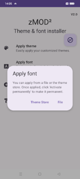 Télécharger zMOD² - Theme & Font Installer Outils pour Android Capture d'écran 3