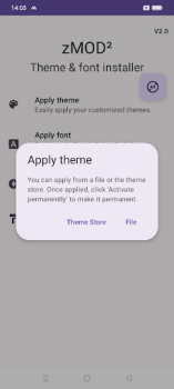 Télécharger zMOD² - Theme & Font Installer Outils pour Android Capture d'écran 4