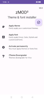 Télécharger zMOD² - Theme & Font Installer Outils pour Android Capture d'écran 5