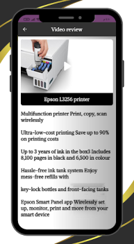 Télécharger Epson L3256 printer Guide Éducation pour Android Capture d'écran 4