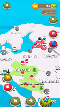 Télécharger Country Balls: Idle War 3D Arcade pour Android Capture d'écran 2