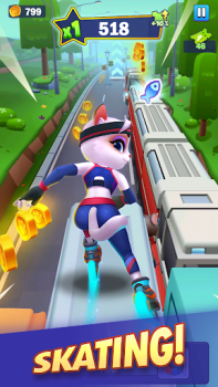 Télécharger Runner Heroes: Endless Skating Action pour Android Capture d'écran 2