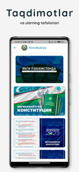 Télécharger Yangi Konstitutsiya 2023 Livres et guides pour Android Capture d'écran 2