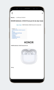 Télécharger Honor Earbuds X3 Lite Guide Outils pour Android Capture d'écran 7