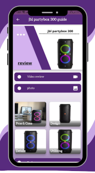 Télécharger jbl partybox 300 guide Éducation pour Android Capture d'écran 3
