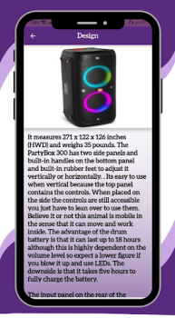 Télécharger jbl partybox 300 guide Éducation pour Android Capture d'écran 4