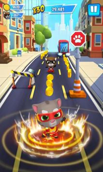 Télécharger Talking Tom Hero Dash Action pour Android Capture d'écran 5