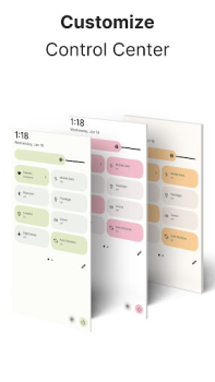 Télécharger Controls Android 14 Style Personnalisation pour Android Capture d'écran 3