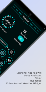 Télécharger Jarvis Scifi : lanceur épique Personnalisation pour Android Capture d'écran 2