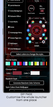 Télécharger Jarvis Scifi : lanceur épique Personnalisation pour Android Capture d'écran 3