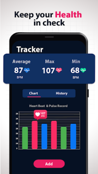 Télécharger Moniteur fréquence cardiaque Médecine pour Android Capture d'écran 4