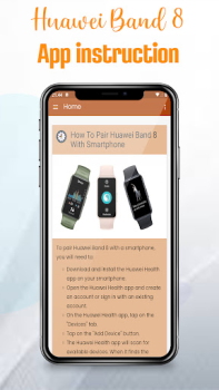 Télécharger Huawei Band 8 app instruction Outils pour Android Capture d'écran 5