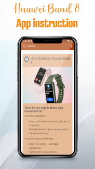 Télécharger Huawei Band 8 app instruction Outils pour Android Capture d'écran 6