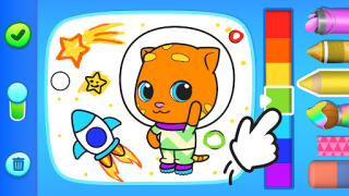 Télécharger Talking Ginger Coloring Éducation pour Android Capture d'écran 5