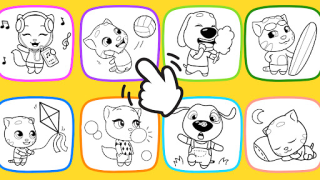 Télécharger Talking Ginger Coloring Éducation pour Android Capture d'écran 6