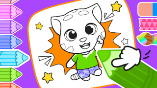 Télécharger Talking Ginger Coloring Éducation pour Android Capture d'écran 7