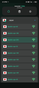 Télécharger Japan VPN Proxy - VPN Master Travail pour Android Capture d'écran 2