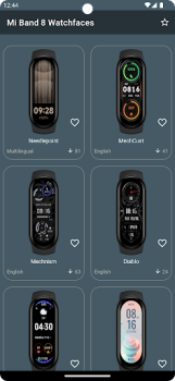 Télécharger Mi Band 8 WatchFaces Personnalisation pour Android Capture d'écran 2
