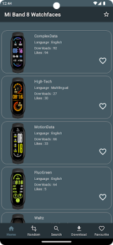 Télécharger Mi Band 8 WatchFaces Personnalisation pour Android Capture d'écran 4
