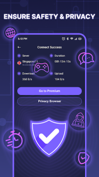 Télécharger VPN - Fast Secure Proxy Outils pour Android Capture d'écran 7