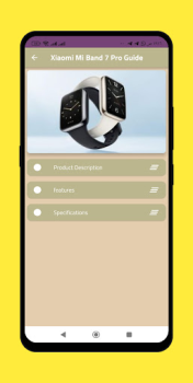 Télécharger Xiaomi Mi Band 7 Pro Guide Outils pour Android Capture d'écran 2