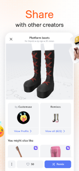 Télécharger Customuse: Skins Maker Roblox Art et design pour Android Capture d'écran 4