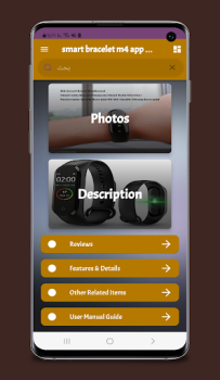 Télécharger Smart bracelet m4 guide Mode de vie pour Android Capture d'écran 2