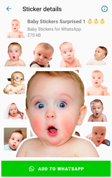Télécharger Baby Stickers for WhatsApp Communication pour Android Capture d'écran 3
