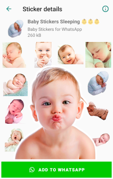 Télécharger Baby Stickers for WhatsApp Communication pour Android Capture d'écran 5